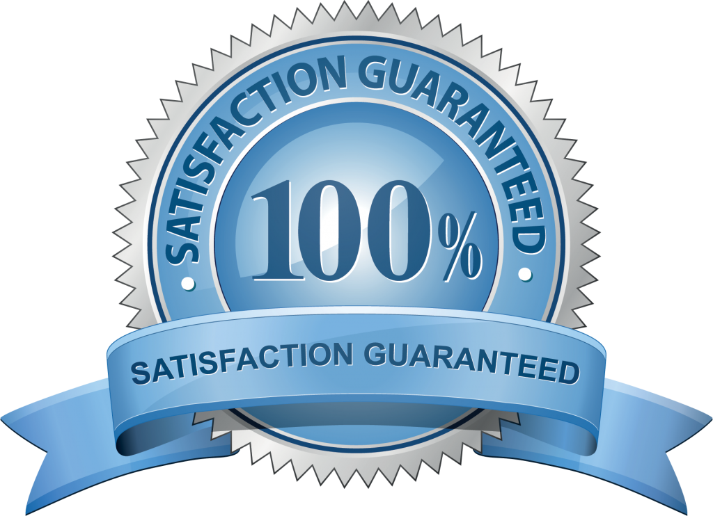 satisfaction guarantee banner