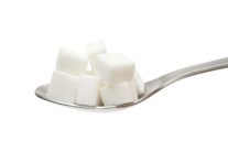Sugar Cubes on Spoon
