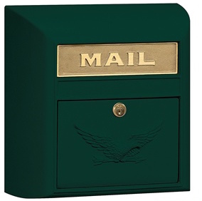 green mail box